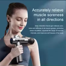 Portable Massage Gun Vibration For Body Neck Back Deep Muscle Relaxation Fitness Slimming One Head